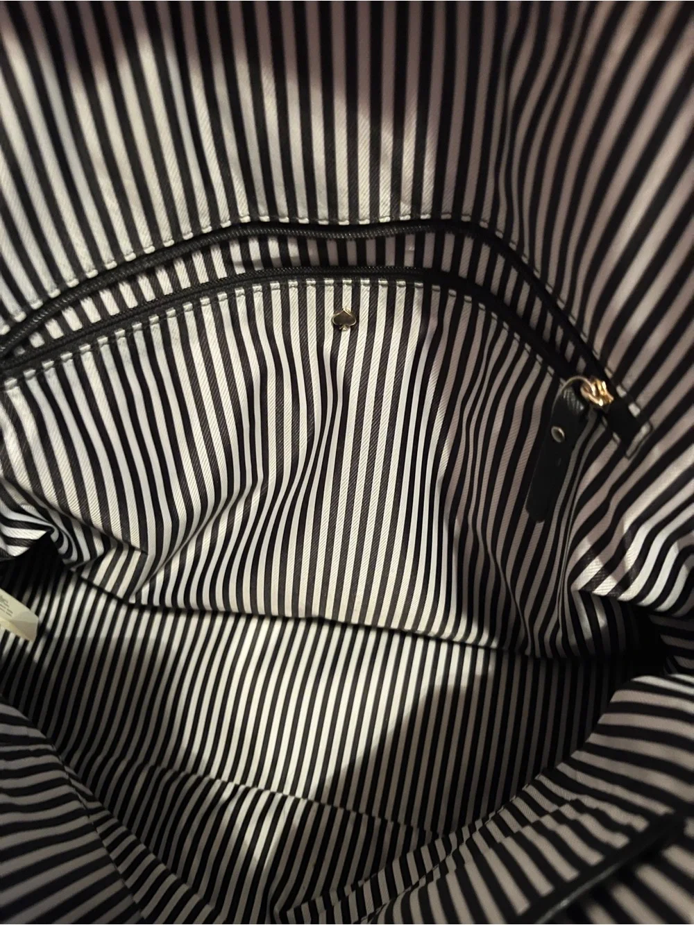 Kate Spade Large Black Dome Satchel with Gold Hardware
